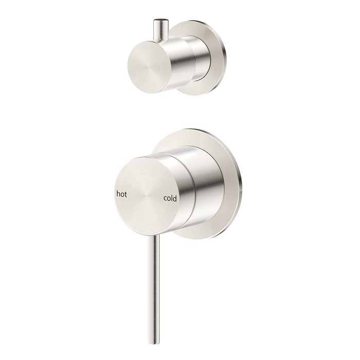 Mica Brushed Nickel Shower Mixer Diverter - 2P - Trim Kit Only