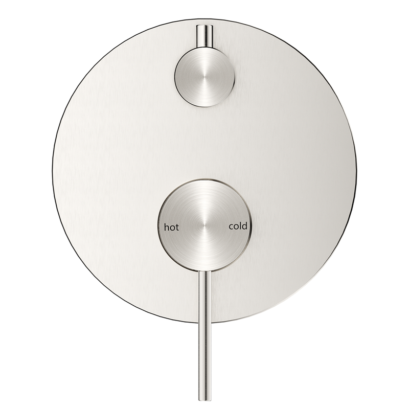 Mica Brushed Nickel Shower Mixer Diverter - 1P - Trim Kit Only