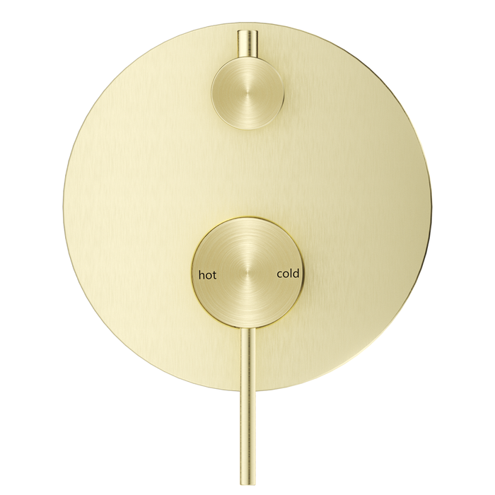 Mica French Gold Shower Mixer Diverter - 1P - Trim Kit Only