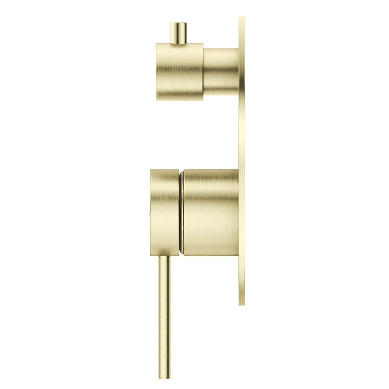 Mica French Gold Shower Mixer Diverter - 1P - Trim Kit Only