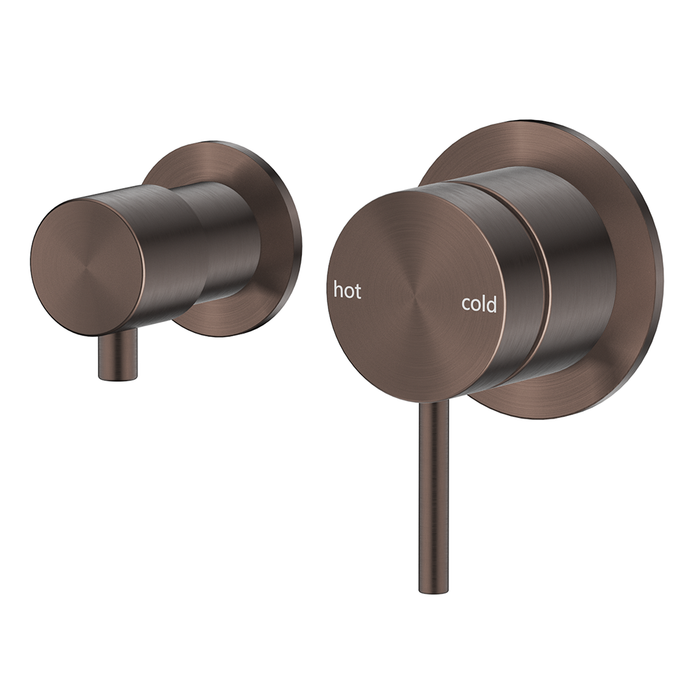 Mica Dusk Bronze Shower Mixer Diverter -Sideways - Trim Kit Only