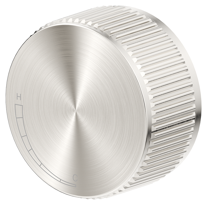 Mica Brushed Nickel Fluted Progressive Shower Mixer