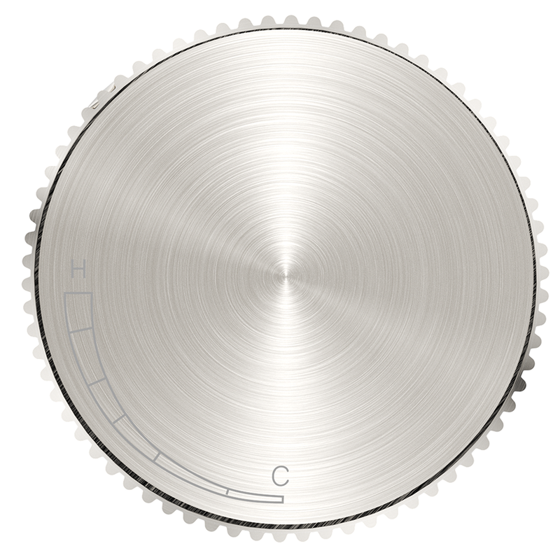 Mica Brushed Nickel Fluted Progressive Shower Mixer