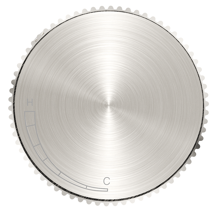 Mica Brushed Nickel Fluted Progressive Shower Mixer