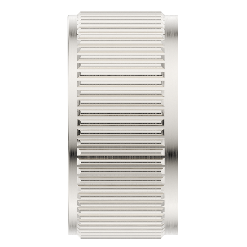 Mica Brushed Nickel Fluted Progressive Shower Mixer