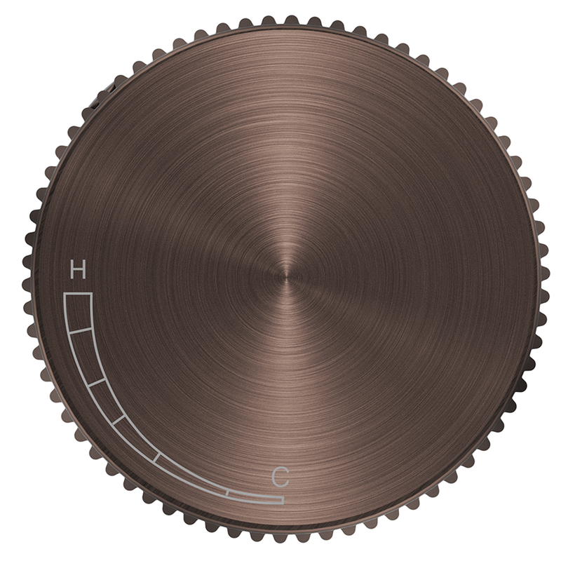 Mica Dusk Bronze Fluted Progressive Shower Mixer