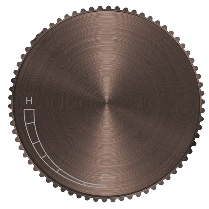 Mica Dusk Bronze Fluted Progressive Shower Mixer