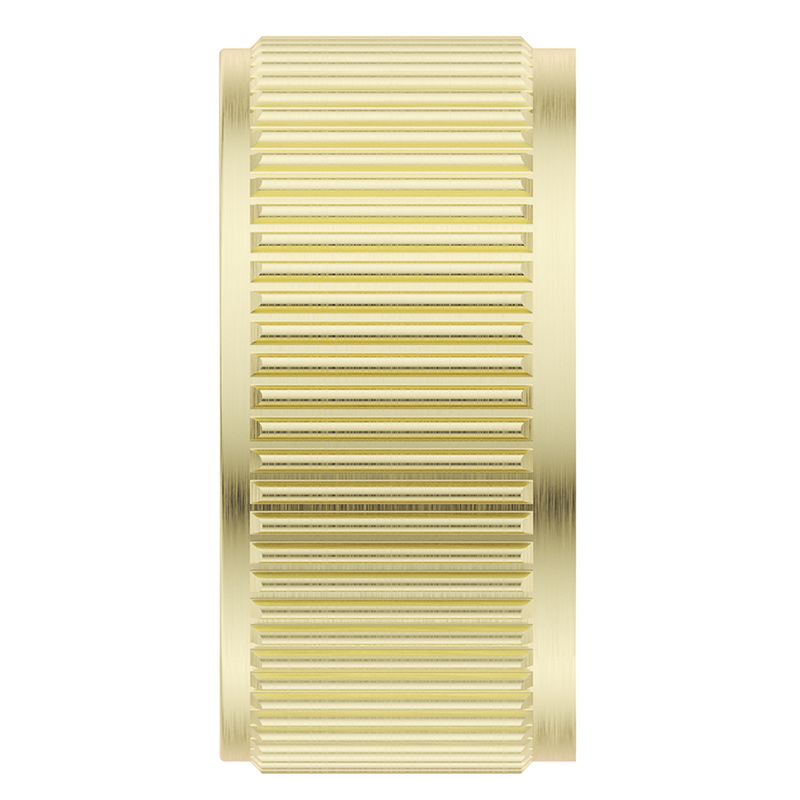 Mica French Gold Fluted Progressive Shower Mixer
