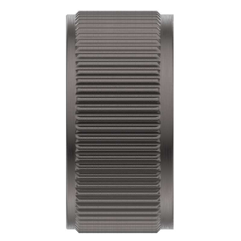 Mica Gun Metal Fluted Progressive Shower Mixer