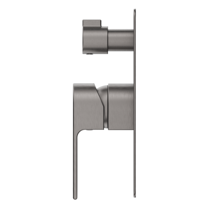 Beki Gun Metal Shower Mixer Diverter - 1P - Trim Kit Only