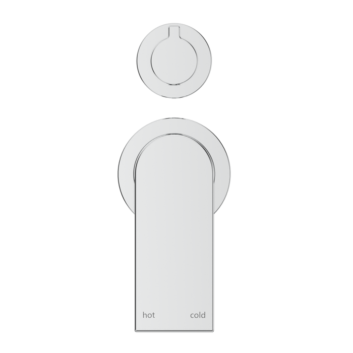 Beki Chrome Shower Mixer Diverter - 2P - Trim Kit Only