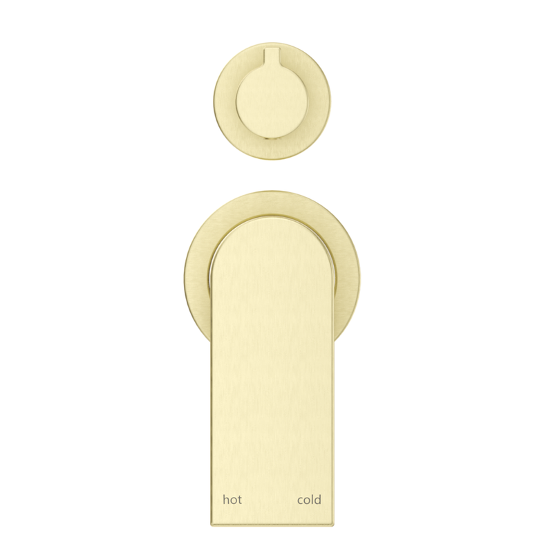 Beki French Gold Shower Mixer Diverter - 2P - Trim Kit Only