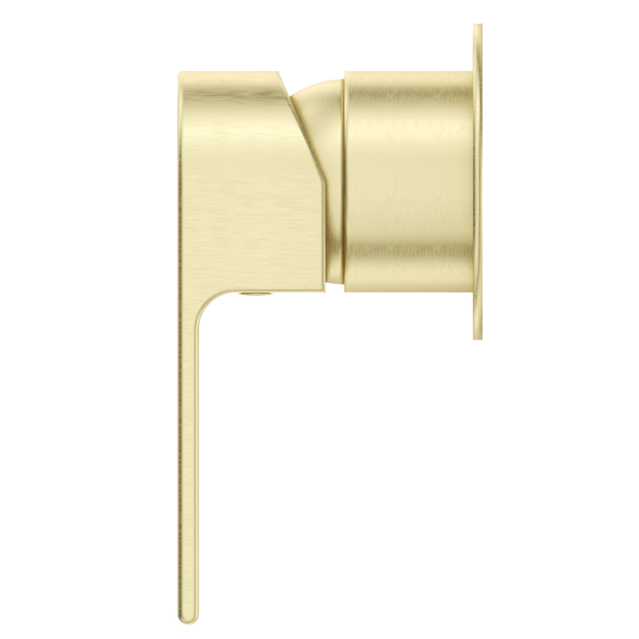 Beki French Gold Shower Mixer - Round Plate - Trim Kit Only