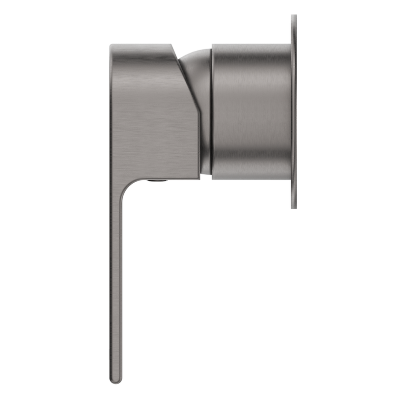 Beki Gun Metal Shower Mixer - Round Plate - Trim Kit Only
