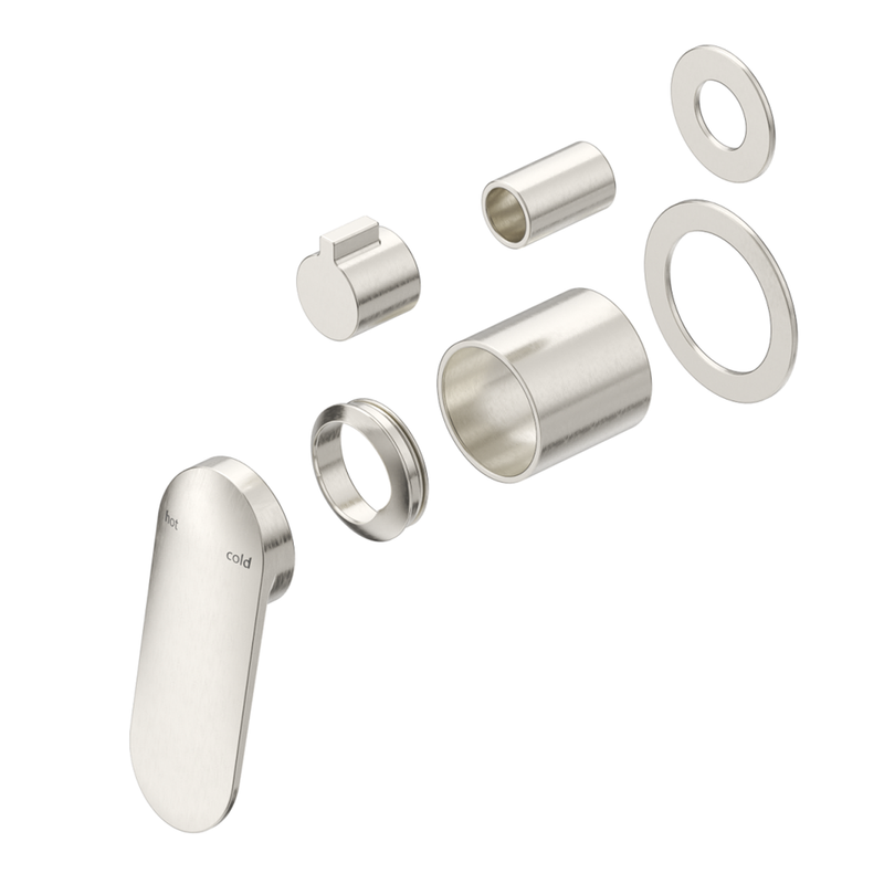 Lantra Brushed Nickel Shower Mixer Diverter - 2P - Trim Kit Only