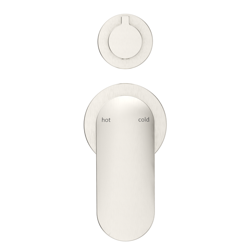 Lantra Brushed Nickel Shower Mixer Diverter - 2P - Trim Kit Only