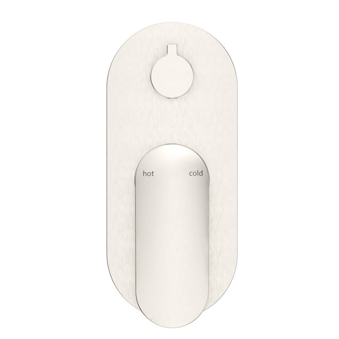 Lantra Brushed Nickel Shower Mixer Diverter - 1P - Trim Kit Only