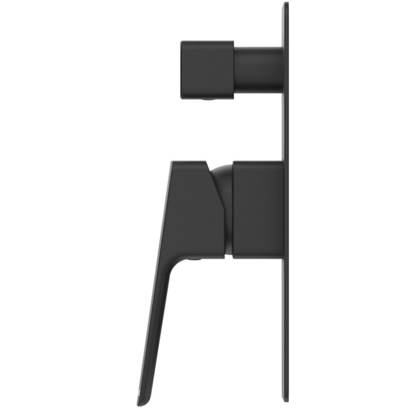 Tiago Matte Black Shower Mixer Diverter - Trim Kit Only
