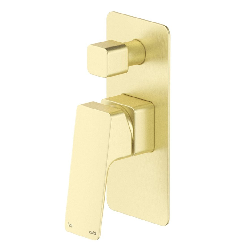 Tiago French Gold Shower Mixer Diverter - Trim Kit Only