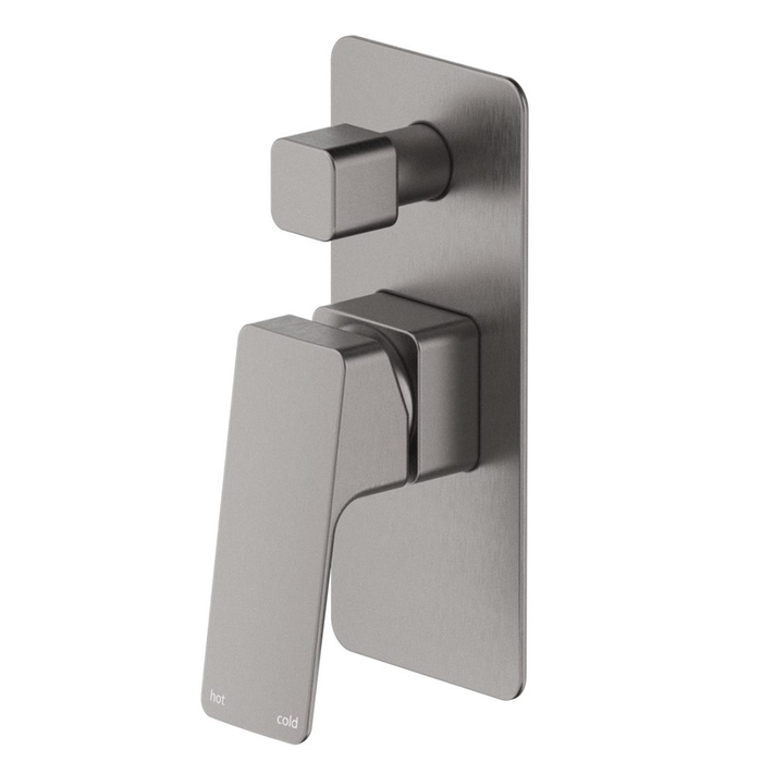 Tiago Gun Metal Shower Mixer Diverter - Trim Kit Only