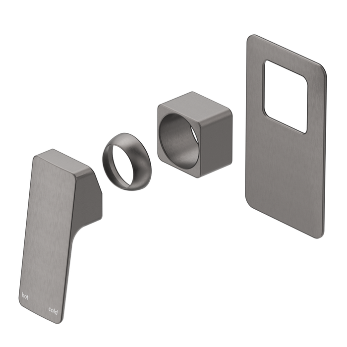 Tiago Gun Metal Shower Mixer - Trim Kit Only