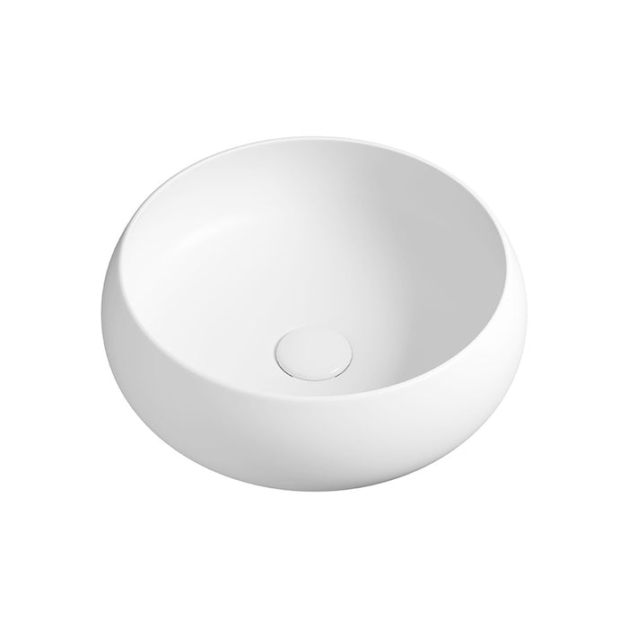 Sibel 420 Matte White Round Above Counter Basin