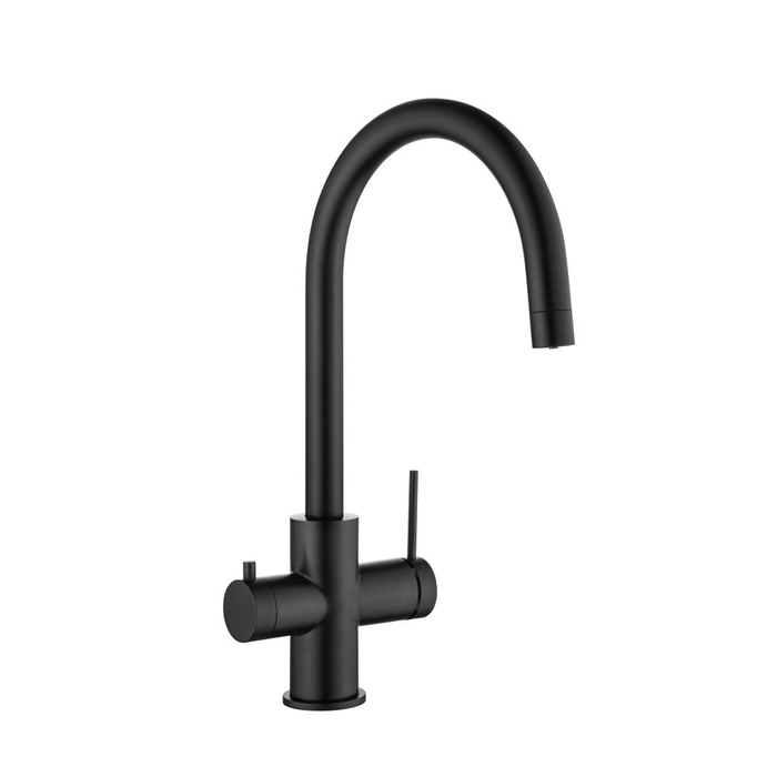 Mica Matte Black 3-Way Filter Sink Mixer