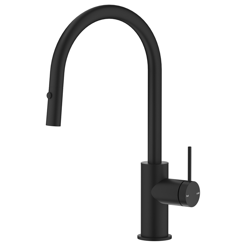 Mica Matte Black Pull-Out Sink Mixer
