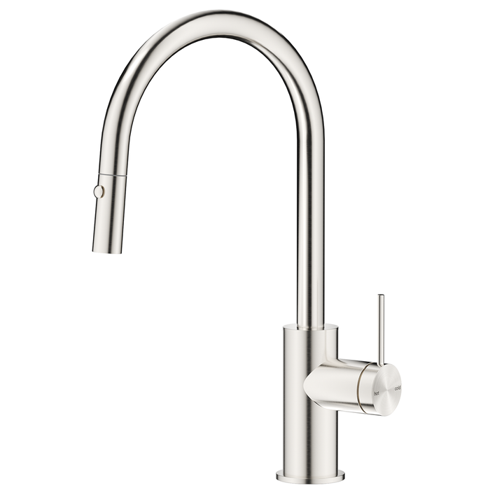 Mica Brushed Nickel Pull-Out Sink Mixer