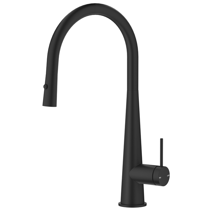 Mica Matte Black Pull-Out Cone Sink Mixer