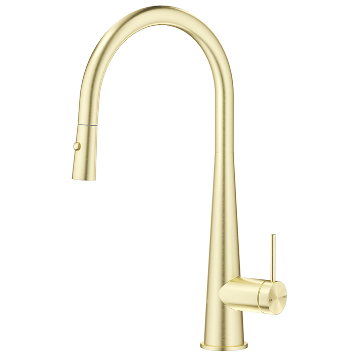 Mica French Gold Pull-Out Cone Sink Mixer