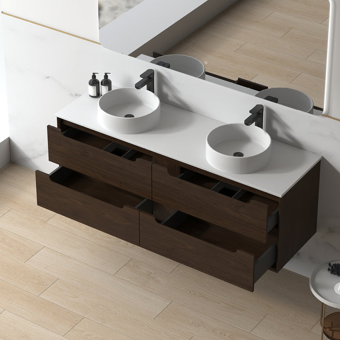 Solena 1500mm Alder Wall Hung Vanity