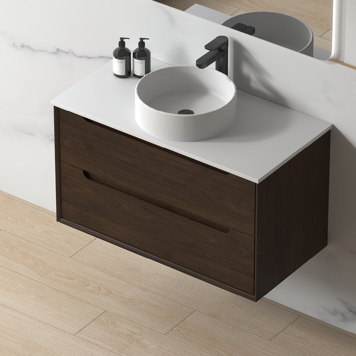 Solena 900mm Alder Wall Hung Vanity