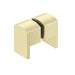French Gold Square Lever Shower Screen Handle - Acqua Bathrooms