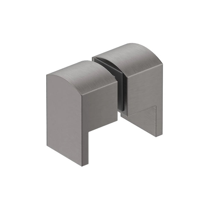 Gun Metal Square Lever Shower Screen Handle - Acqua Bathrooms