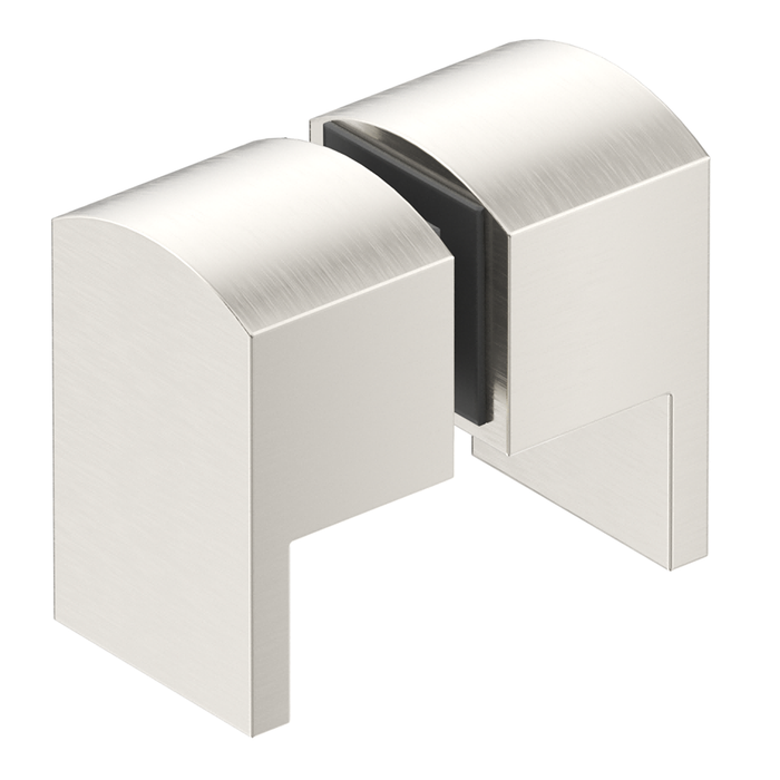 Brushed Nickel Square Lever Shower Screen Handle