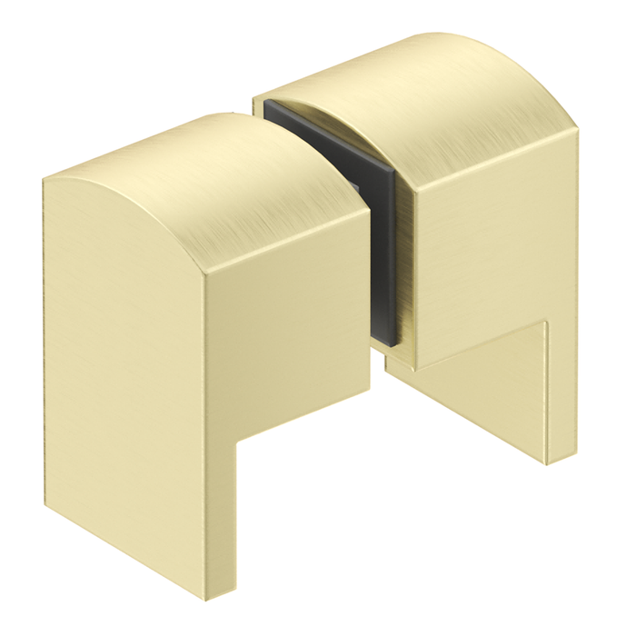 French Gold Square Lever Shower Screen Handle