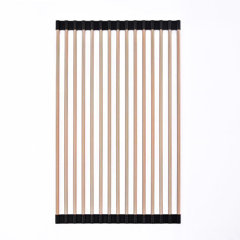 Kitchen Sink Roll Matt Drainer - Brushed Copper