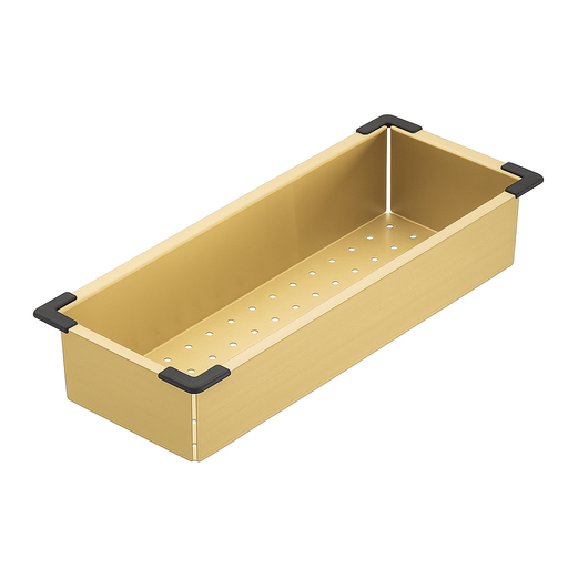 Kitchen Sink Colander Insert - Brushed Gold - Acqua Bathrooms