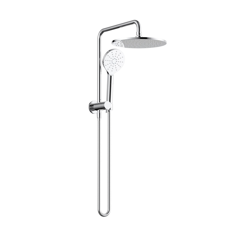 Star Luxury Chrome Multifunction Compact Shower Rail Set