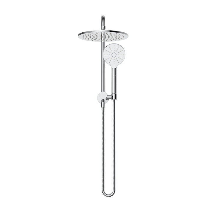 Star Luxury Chrome Multifunction Compact Shower Rail Set