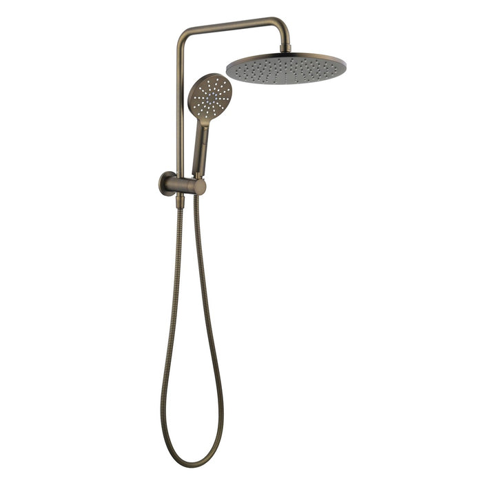 Star Luxury Antique Brass Multifunction Compact Shower Rail Set