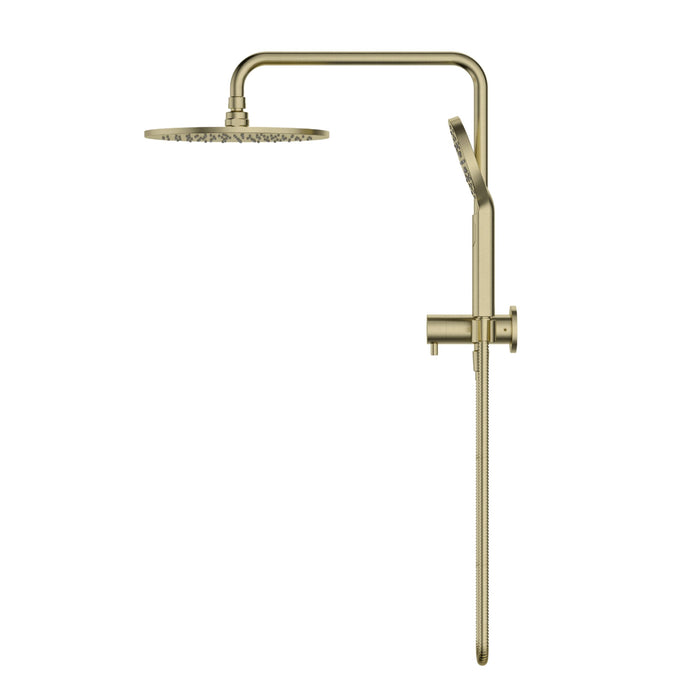 Star Luxury Brushed Gold Multifunction Compact Shower Rail Set