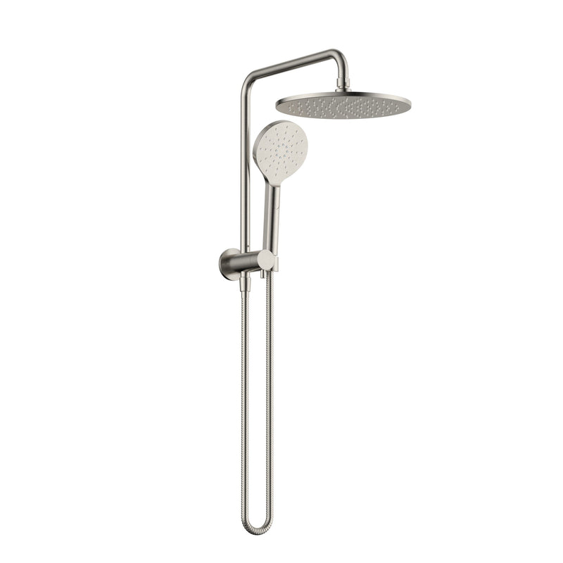 Star Luxury Warm Brushed Nickel Multifunction Compact Shower Rail Set