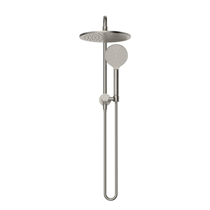 Star Luxury Warm Brushed Nickel Multifunction Compact Shower Rail Set