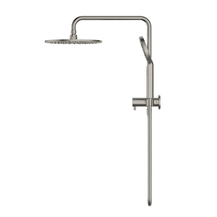 Star Luxury Warm Brushed Nickel Multifunction Compact Shower Rail Set