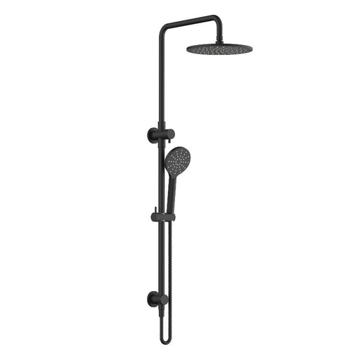 Star Luxury Matte Black Multifunction Shower Rail Set - Acqua Bathrooms