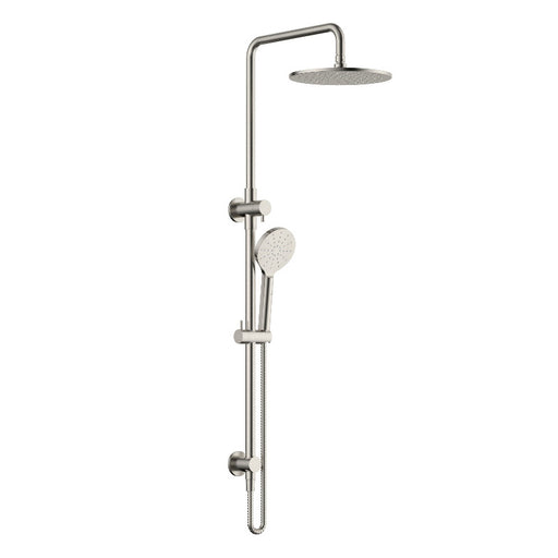 Star Luxury Warm Brushed Nickel Multifunction Shower Rail Set - Acqua Bathrooms
