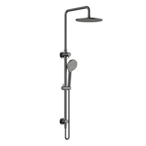 Star Luxury Gun Metal Multifunction Shower Rail Set - Acqua Bathrooms