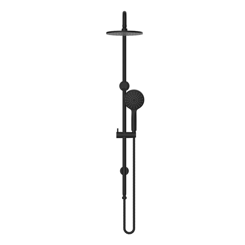 Star Project Matte Black Multifunction Shower Rail Set - Acqua Bathrooms